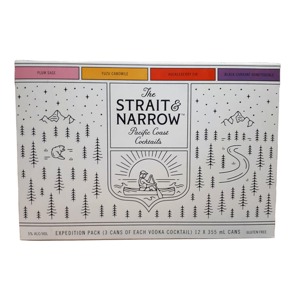 The Strait & Narrow Expedition Pack (Vodka)- 12 x 355mL
