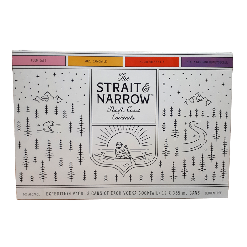 The Strait & Narrow Expedition Pack (Vodka)- 12 x 355mL
