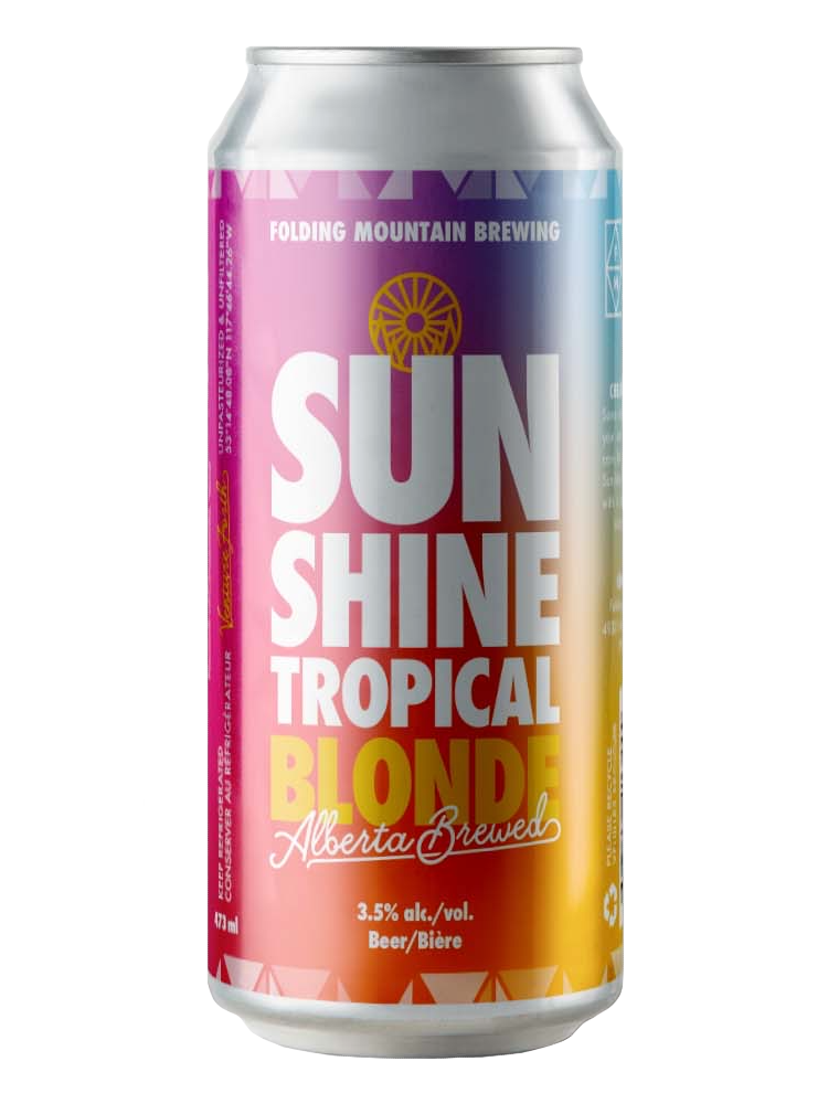 Folding Mountain Sunshine Tropical Blonde - 4 x 473mL