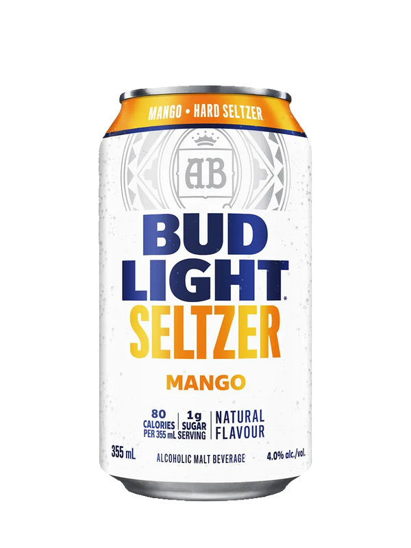 Bud Light Seltzer Mango - 6 x 355mL