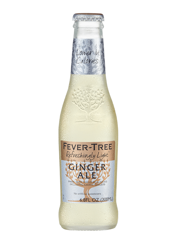 Fever Tree Refreshingly Light Ginger Ale - 4 x 200mL