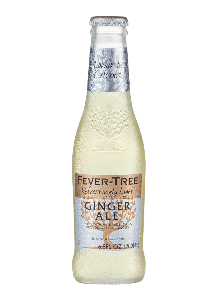 Fever Tree Refreshingly Light Ginger Ale - 4 x 200mL