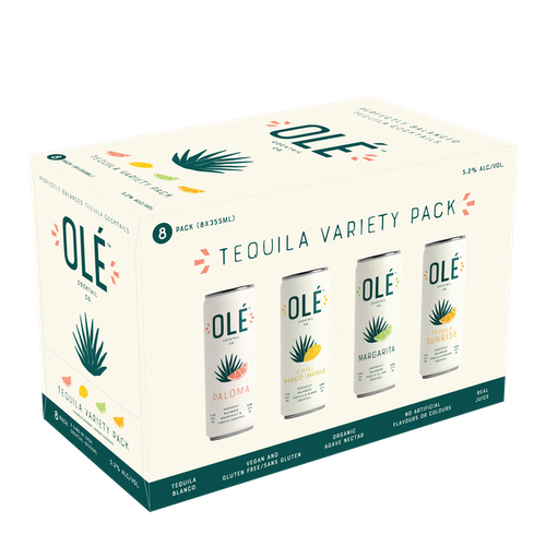 Ole Tequila Variety Pack - 8 x 355mL