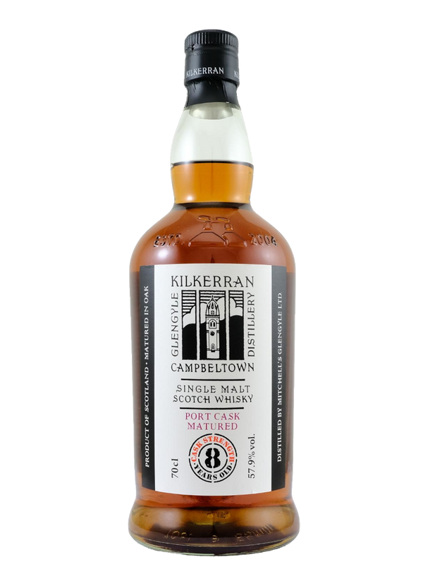 Kilkerran 8 Year Old Cask Strength Port Cask Matured