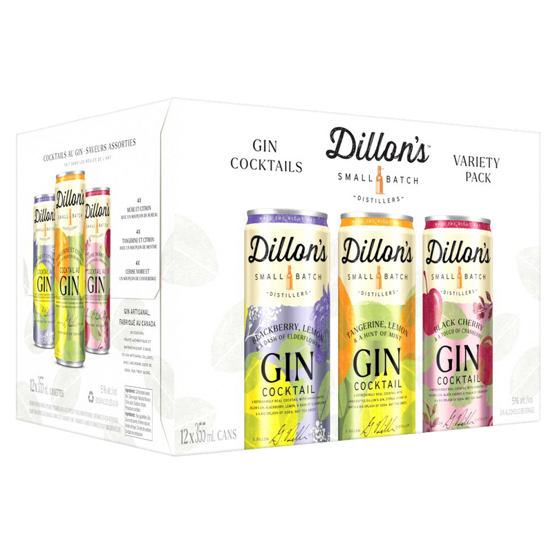 Dillon's Gin Cocktail Variety Pack - 12 x 355mL