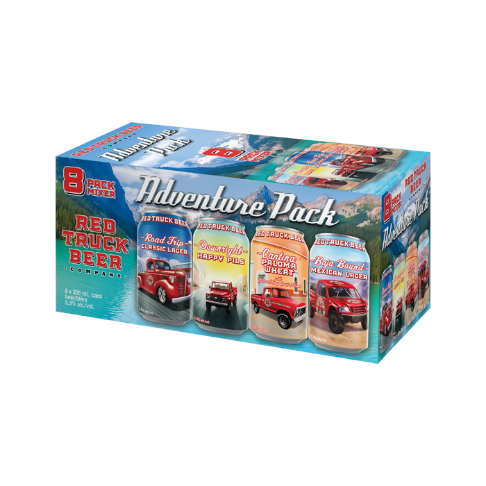 Red Truck Adventure Pack - 8 x 355mL