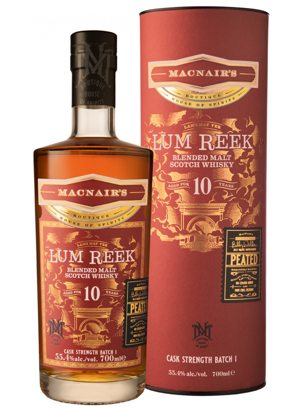 MacNair's Lum Reek 10 Year Old Cask Strength Blended Whisky