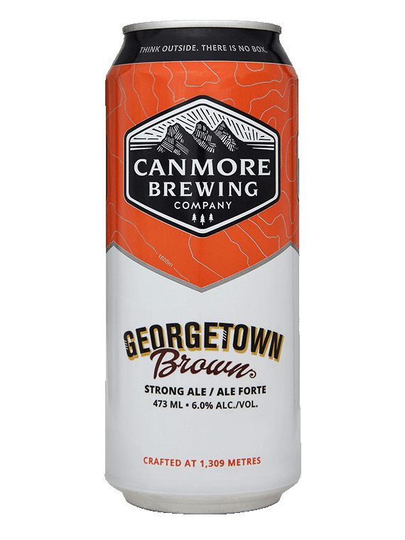 Canmore Brewing Georgetown Brown Ale - 4 x 473mL