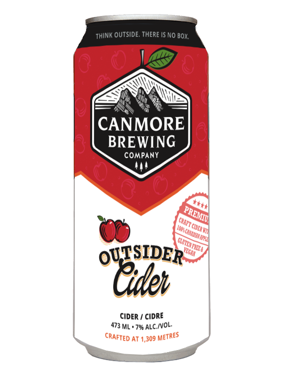 Canmore Brewing Outside Cider - 4 x 473mL