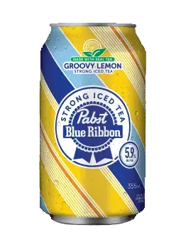 Pabst Groovy Lemon Strong Iced Tea - 6 x 355mL