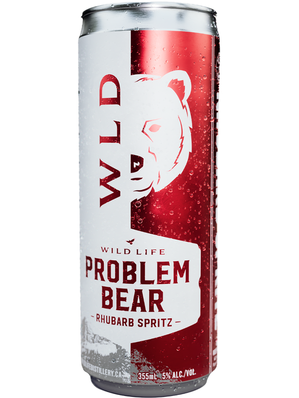 Wild Life Problem Bear Rhubarb Spritz - 4 x 355 mL