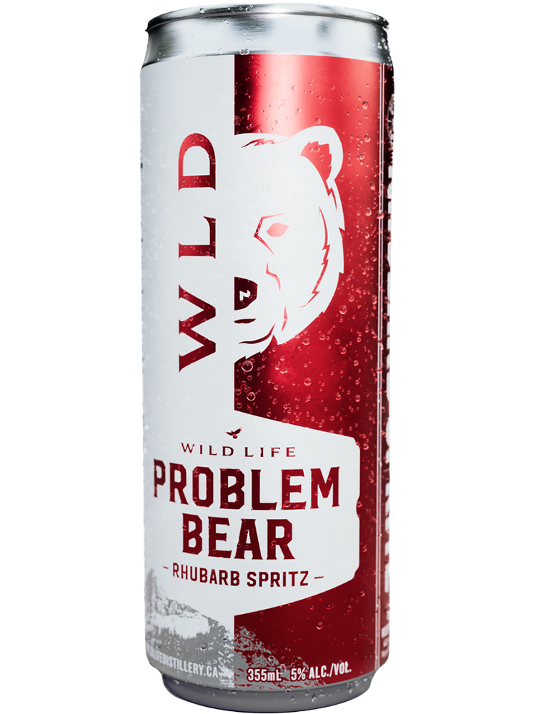 Wild Life Problem Bear Rhubarb Spritz - 4 x 355 mL