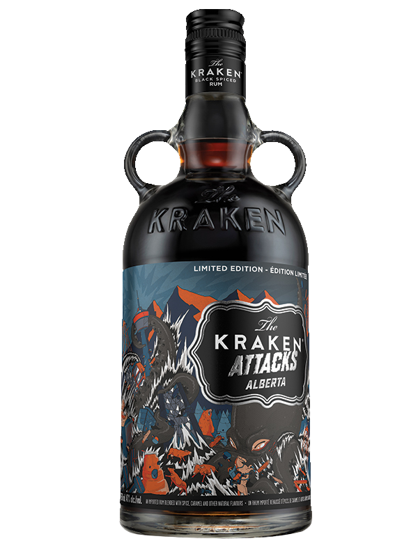 The Kraken "Attacks Alberta" Black Spiced Rum