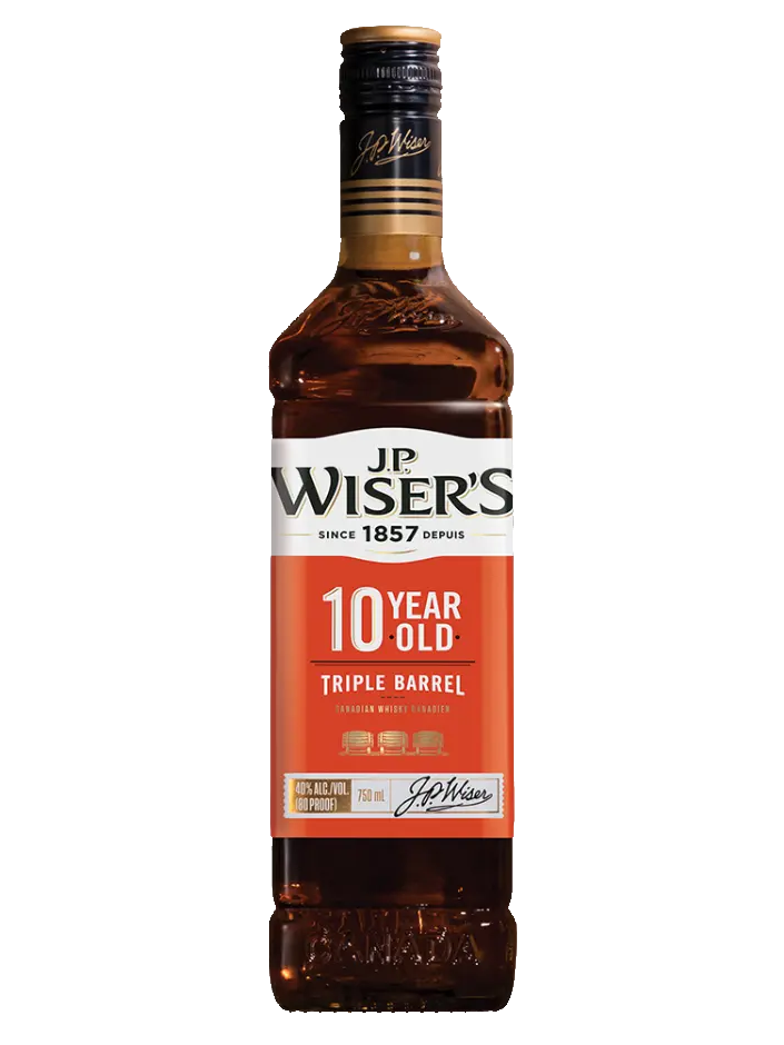 J.P. Wiser's 10 Year Old Canadian Whisky