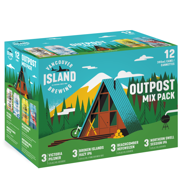 Vancouver Island Brewing Outpost 2 Variety 12 x 355mL Vancouver Island Brewing Outpost 2 Variety 12 x 355mL