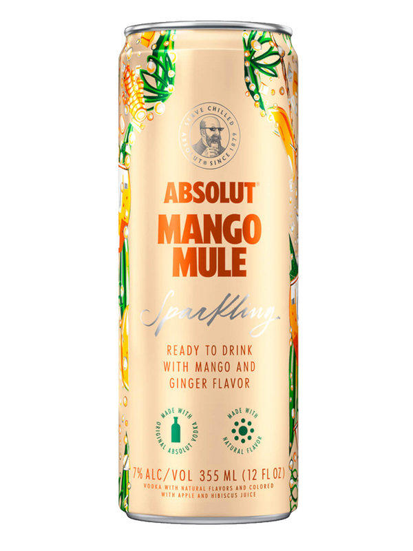 Absolut Mango Mule Cocktail - 4 x 355mL