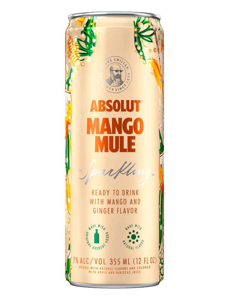 Absolut Mango Mule Cocktail - 4 x 355mL