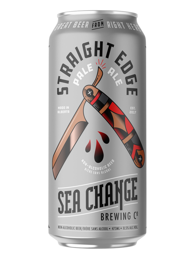 Sea Change Straight Edge Non Alcoholic Pale Ale - 4 x 473mL