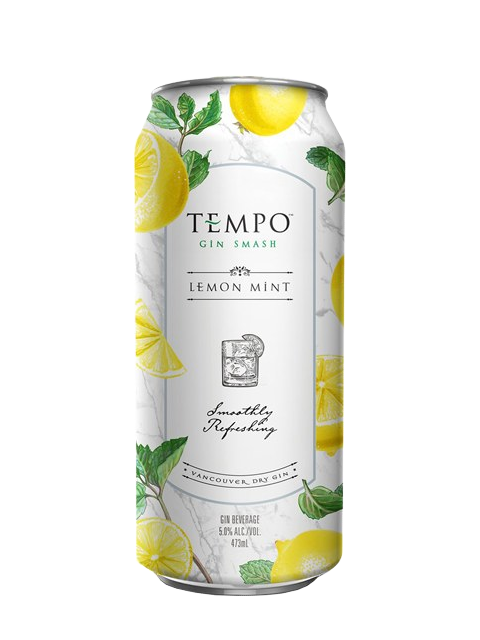 Tempo Gin Smash Lemon Mint - 473mL