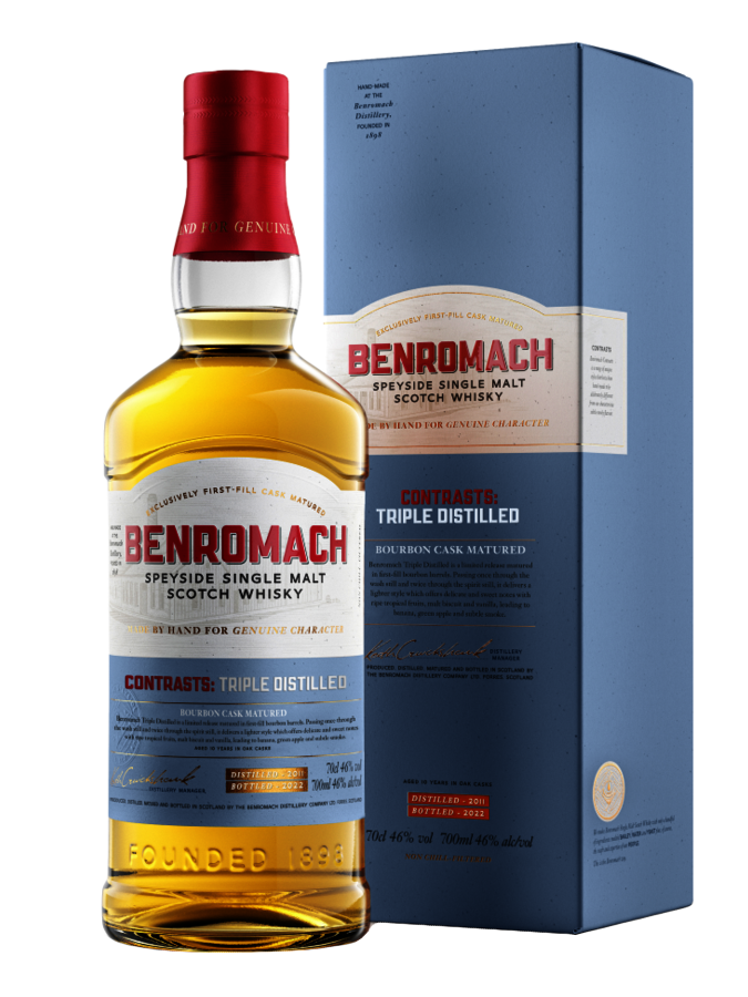 Benromach Triple Distilled Single Malt Whisky