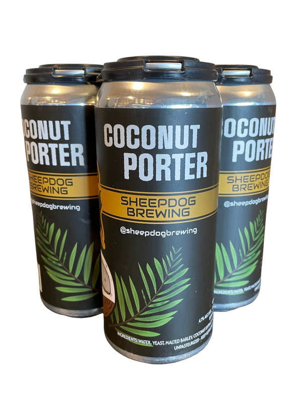 Sheepdog Brewing Coconut Porter - 4 x 473mL