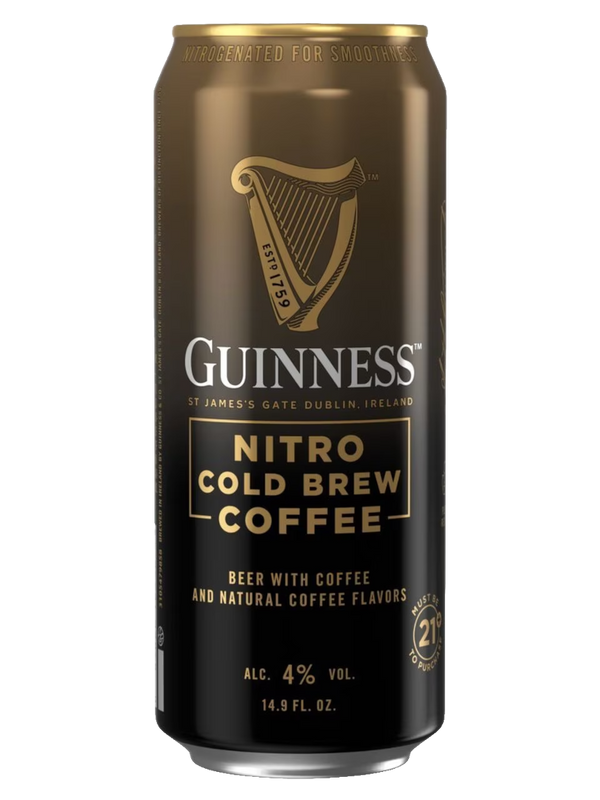 Guinness Nitro Cold Brew Coffee Beer - 4 x 440mL