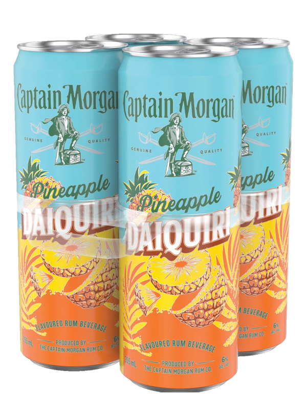 Captain Morgan Pineapple Daiquiri - 4 x 355mL