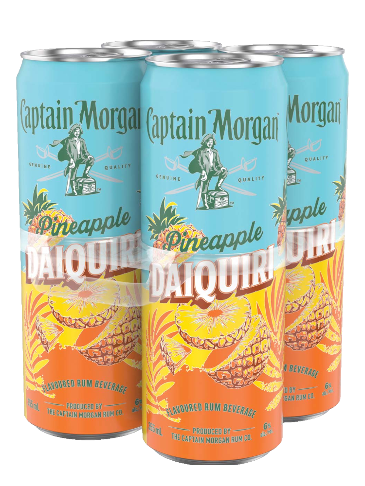 Captain Morgan Pineapple Daiquiri - 4 x 355mL