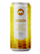 Meta Brewing Hexagon Honey Brown Ale - 4 x 473mL