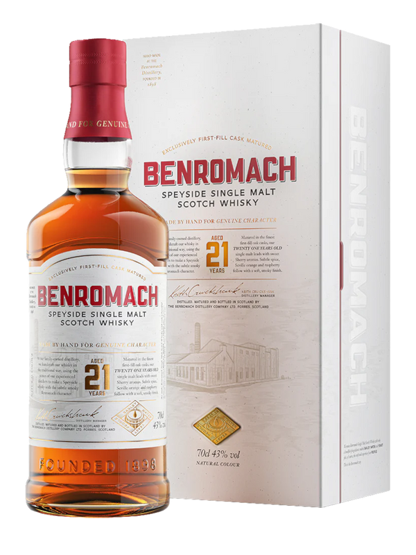 Benromach 21 Year Old Whisky