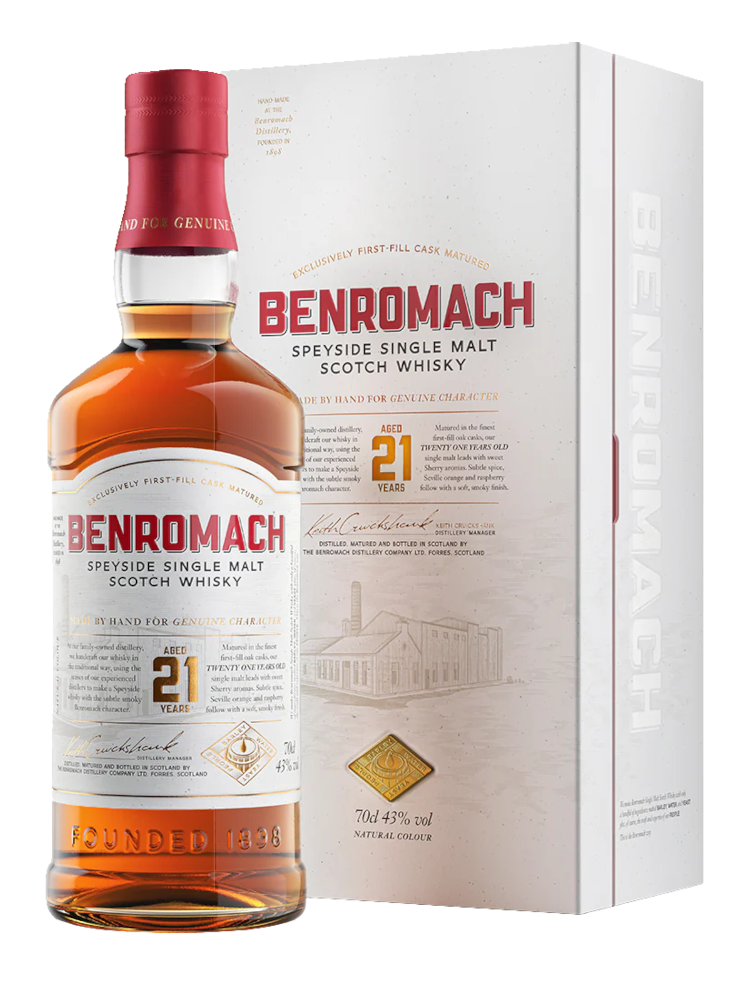 Benromach 21 Year Old Whisky