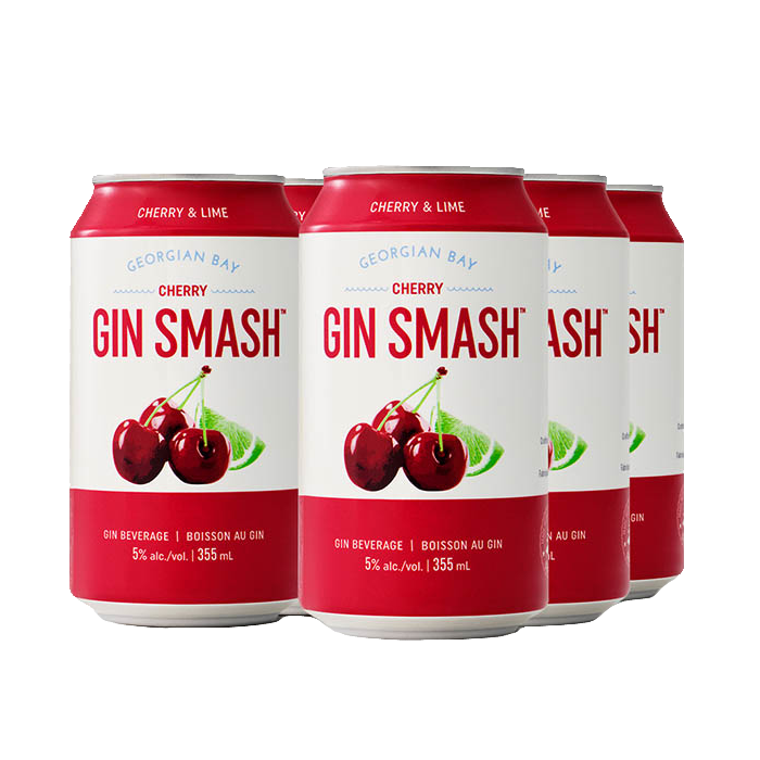 Georgian Bay Cherry Gin Smash - 6 x 355mL