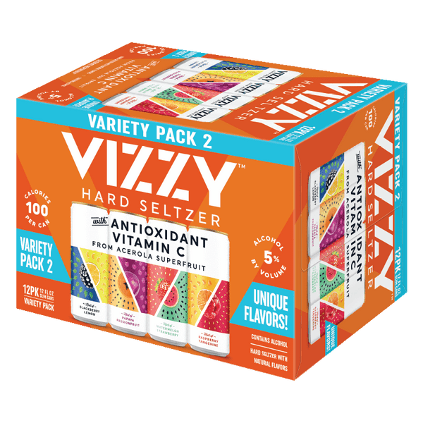 Vizzy Hard Seltzer Variety Pack #2 - 12 x 355mL