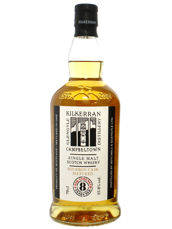 Kilkerran 8 Year Old Cask Strength Bourbon Cask