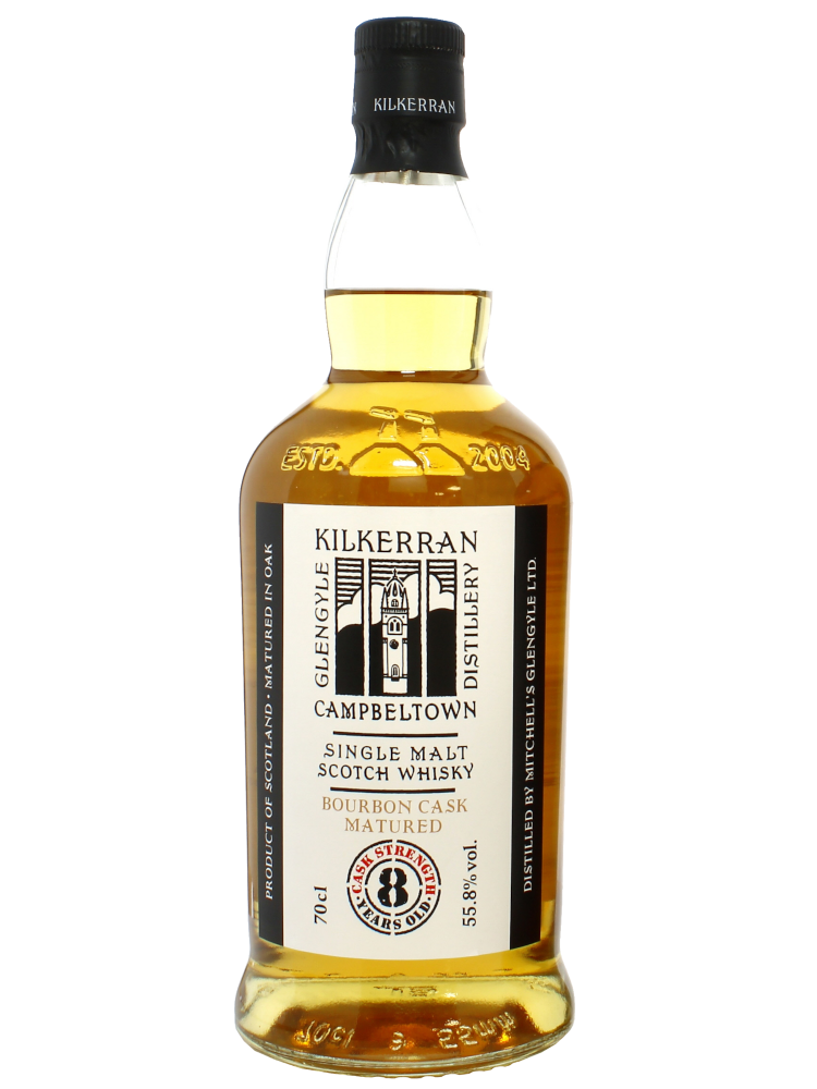 Kilkerran 8 Year Old Cask Strength Bourbon Cask