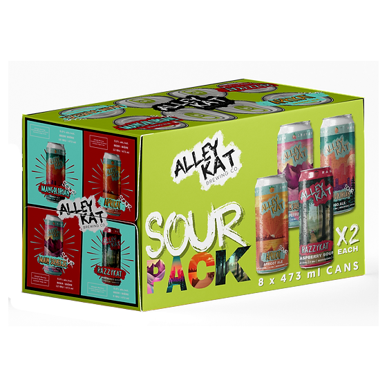Alley Kat Sour Variety Pack - 8 x 473mL