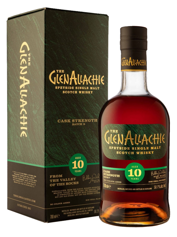 GlenAllachie 10 Year Old Cask Strength Whisky - Batch 9