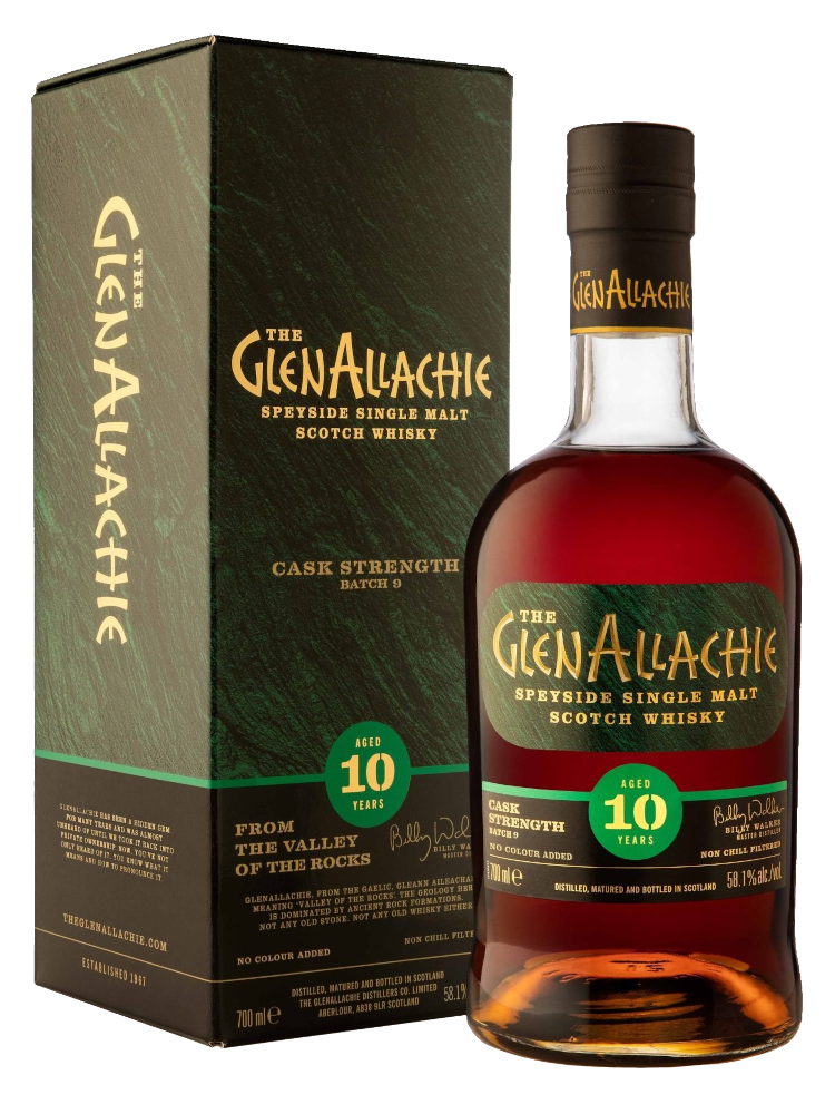 GlenAllachie 10 Year Old Cask Strength Whisky - Batch 9