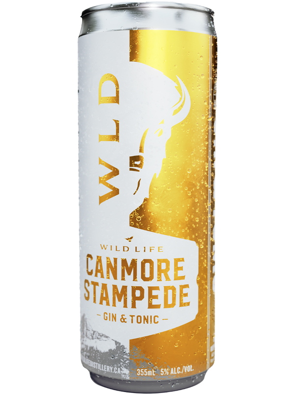 Wild Life Canmore Stampede Gin & Tonic - 4 x 355 mL