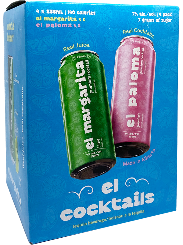El Cocktail Mix Pack - 4 x 355 mL