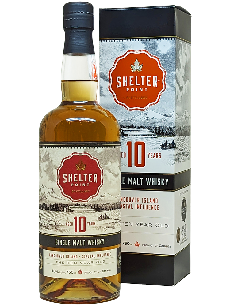 Shelter Point 10 Year Old Single Malt Whisky