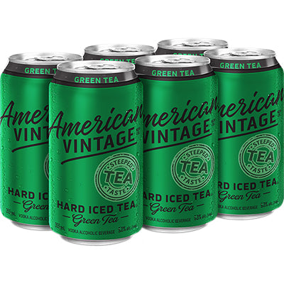 American Vintage Green Tea - 6 x 355mL