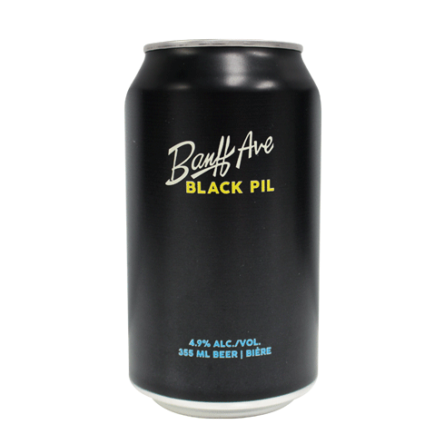 Banff Ave Brewing Black Pilsner - 6 x 355mL
