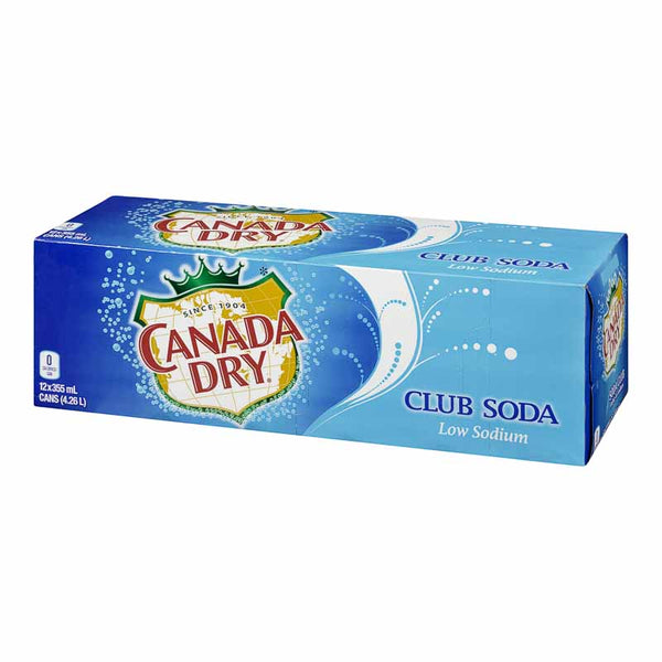 Canada Dry Club Soda Fridgemate - 12 x 355mL