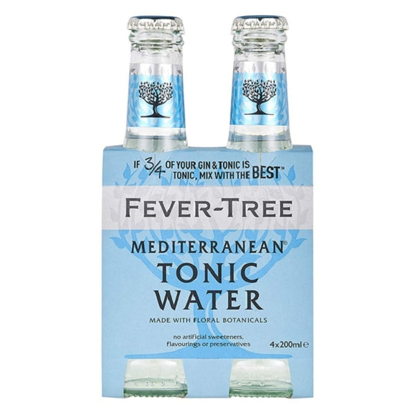 Fever Tree Mediterranean Tonic - 4 x 200mL
