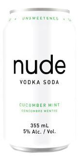 Nude Vodka Soda Cucumber Mint - 6 x 355mL