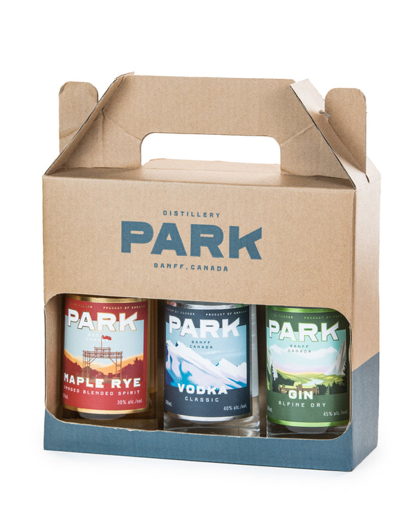 Park Distillery Clear Spirits Mixed Pony Pack - 3 x 200mL