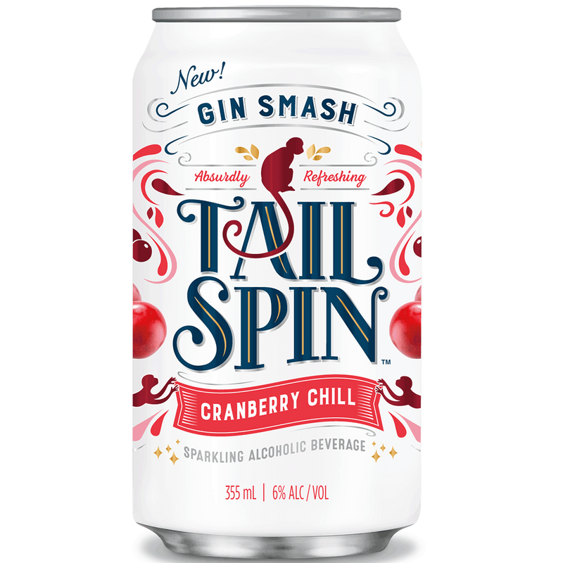 Tail Spin Cranberry Chill - 6 x 355mL
