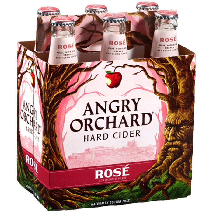 Angry Orchard Rose Cider - 6 x 355mL