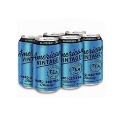 American Vintage Blueberry Iced Tea - 6 x 355mL